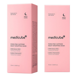 Medicube Wrapping Mask PDRN Caffeine Overnight Peel Off Facial Mask